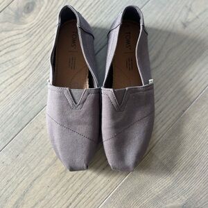 TOMS Women’s Slip-On Canvas Loafers in Brown